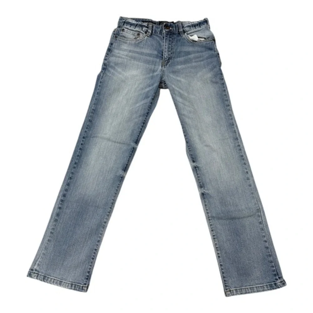 Lucky Brand Classic Straight‎ Jeans Boys 16 Blue Excellent Medium Wash Denim